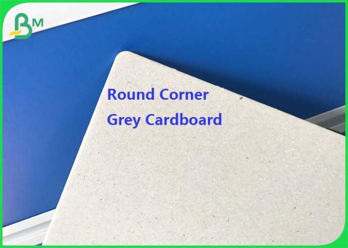 Grey card board round corner 