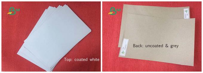 Gri arkalı dubleks, gri arkalı beyaz tahta, duplex board