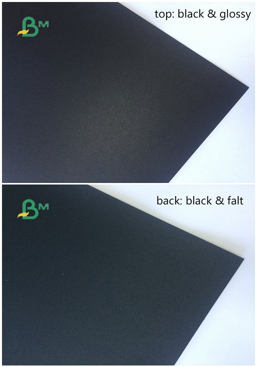 Siyah Kağıt Kartı, Siyah Kağıt, Kaplamalı Siyah Kağıt Kartı