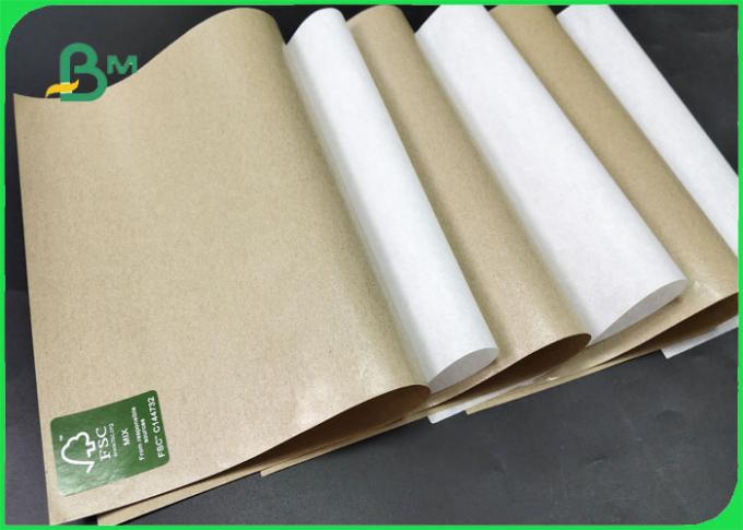 Non - toxic White And Brown Polythene Paper With Pure Wood Pulp 50 ~ 1000mm