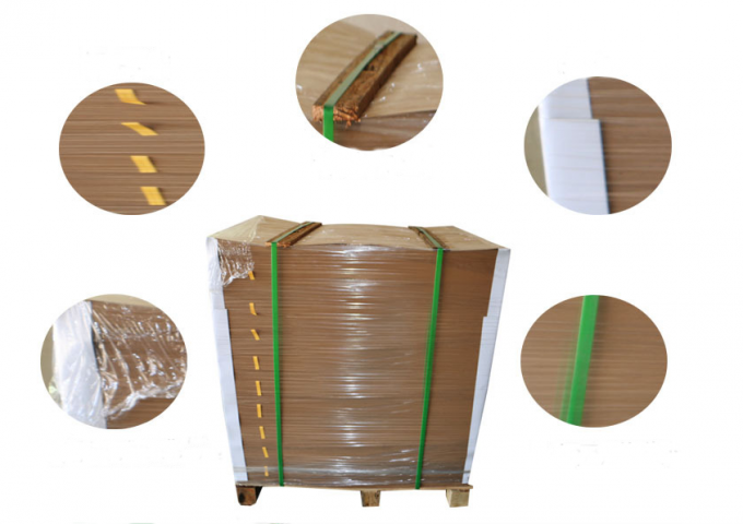 250gsm - 400gsm Good toughness FSC natural brown kraft liner paper for packing