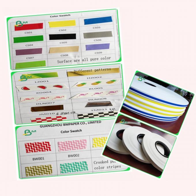 FDA FSC Color Printed Food Grade Paper / Straw Drinking Paper 15mm to 600mm