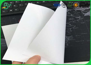80gsm - 100gsm Tek Taraflı Kaplamalı Kağıt, Yapışkanlı Etiket İçin Gıda Sınıfı C1S Sanat Kağıdı