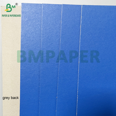 Yumuşak İyi Sert 1.2 mm 1.5 mm Mavi Laklı Karton Gri Sırtlı