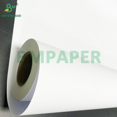 3 inç Core CAD Bond Rolls 80gm Beyaz Mürekkep Atışlı Kağıt 24 inç x 500ft