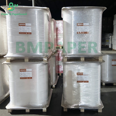 Gıdalar için onaylı kağıt içme pipesi için ambalaj kağıdı 24gm 28gm