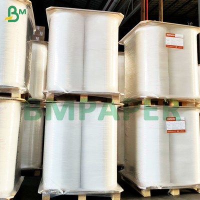 22-53mm Beyaz Gıda Güvenli Saman Paketleme Kraft Kağıt Ruloları Yazdırılabilir