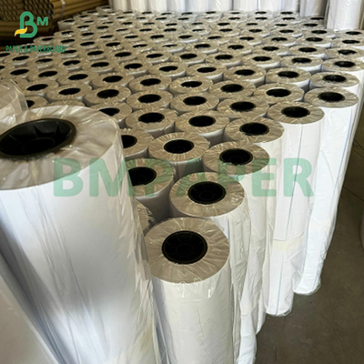 24 "x 150" CAD 20 lbs Bond Inkjet Grafik 2 "CORE için Geniş Format Çizelge Kağıdı