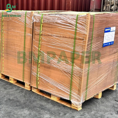 65gm 70gm Kimyasal ambalajlama için ıslak dayanıklılıklı kahverengi kraft kağıdı 70 x 100cm