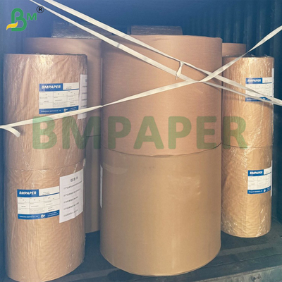 55gsm BPA İçermeyen Termal Kaplama Kağıdı Jumbosu Rulo Doğal / Yüksek Beyaz 790mm 860mm