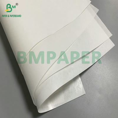Gıda sınıfı 40gm 50gm Silikon Fırın Pişirme Kağıdı Beyaz Yağ geçirmez