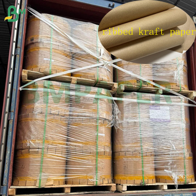 60gsm 70gsm Ambalaj İçin Doğal Kahverengi Oluklu Kraft Kağıt 1100mm 1200mm