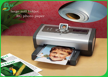 Pigment Mürekkep için 150gsm 190gsm Saten Ve Yüksek Parlak RC Fotoğraf Kağıdı