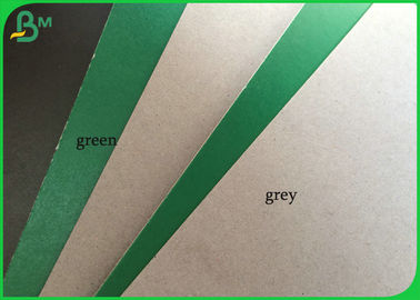 FSC sertifikalı kaplama bir tarafı gri bir tarafı yeşil kağıt karton