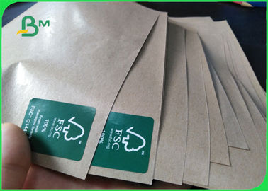 PE Kaplamalı Kraft Kağıt Rulo Kahverengi Kağıt 50g Baz Kağıt + 10g PE Ambalaj için