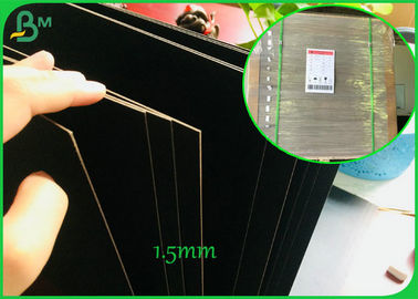 800GSM 1.2mm Her Iki Tarafta Kaplamalı Siyah Renkli Kağıt Karton, Yüksek Kaliteli Hediye Kutusu