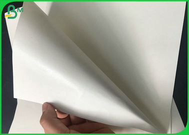 Bir Taraf Parlak Kahverengi Kaplı PE Kraft Kağıt / Suya Dayanıklı Gıda Ambalaj Kağıdı