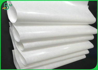 Sınıf AA 40gsm 50gsm 60gsm + 10g PE Kaplamalı Ambalaj İçin Beyaz Kraft Kağıt Rulo