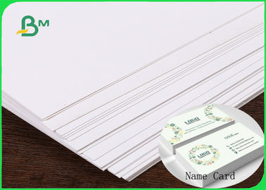 FSC &amp;amp; ISO Yüksek Kalınlık Fildişi Kurulu Kağıt C1S Beyaz Karton 1.35 MM Adı Kart Yapmak Için 1.5 MM