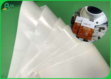 Nem - Proof 1020mm 40gsm + 10gsm PE Kaplı Kağıt Rulo Şeker Paketleme İçin