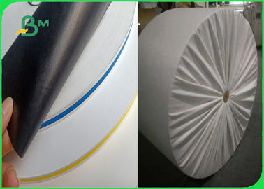 Jumbo Rulo 600mm Sert Kolayca Deforme Olmayan Renkli 60 / 120gsm İçki İçin Straw Paper