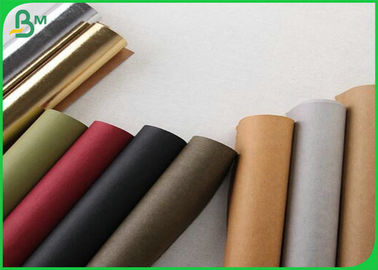 Çanta Yapımı İçin Farklı Renk 0.55MM Yıkanabilir Kraft Kumaş Rulo