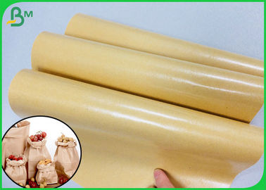 PE Kaplamalı Gıda Ambalaj Kağıdı / FDA Sertifikası ile PE Kaplamalı Kahverengi Kraft Kağıt