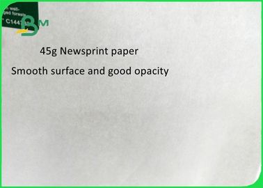 30LB 48.8gsm Gevşek ve ince pürüzsüz yüzey Çiçek ambalaj için Gazete kağıdı