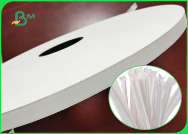 24g 28g Hasır Sarılmış Kağıt Su Geçirmez Beyaz Kraft Kağıt Genişliği 22 - 44 mm