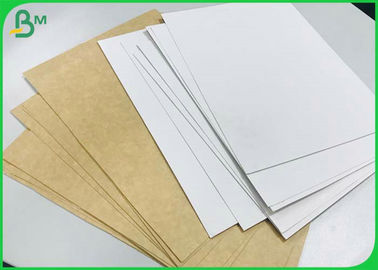 Tek Kullanımlık Gıda Paketleme Kutusu İçin 325 Gram Tek Beyaz Kaplamalı Kraft Kağıt Karton