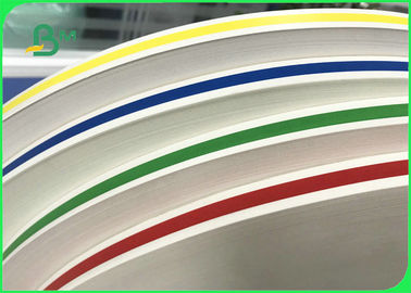 ECO 60GSM İçme Pipetler İçin Çok Renkli Baskılı Gıda Sınıfı Kağıt Rulosu