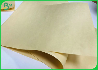 Biyobozunur bambu hamuru Kağıt 70g 90g Kahverengi Gıda Sarıcı için Ambalaj Kağıdı