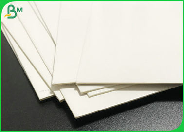 C1S Bir tarafı Parlak Beyaz Karton 1mm 1.5mm Dubleks Kurulu Beyaz Arka Sayfalar
