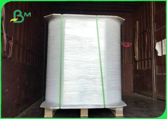 40gsm + 10g Ağartılmış PE Kaplı Kraft Kağıt Paketleme Atıştırmalıkları İçin% 100 Odun Hamuru