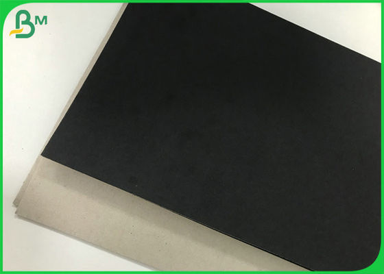 Ambalaj için 1.5mm 2mm Kalın Siyah Renkli Kil Gri Destek Kağıt Levha Sayfası