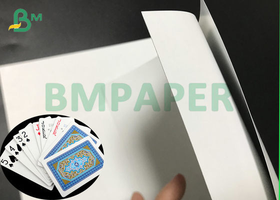 Poker Kağıdı için Mavi Çekirdek 250gsm 300gsm C2S Parlak Oyun Kartı Kağıt Kurulu