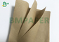 Dayanıklı Koyu Kahverengi Renk 70 gram 80 gram Kaplanmamış Genişletilebilir Kraft Kağıt