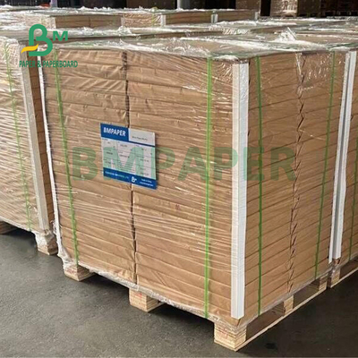 Kartpostallar için 70 # 90 # Beyaz Kaplanmamış Kağıt Kapak 25 x 38 inç Ofset Baskı