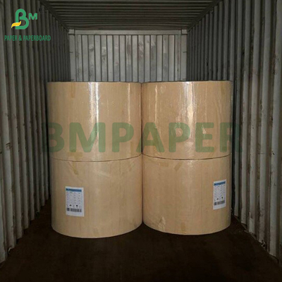 35gm 40gm Yüksek sıcaklığa dayanıklı Beyaz Yağ geçirmez Kağıt Jumbo Rolls Pişirme ve Pişirme İçin