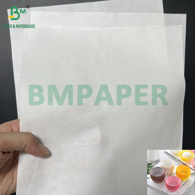 Yumuşak Yağa Karşıt 38 60 GSM Beyaz Cupcake Kağıt Kaplamalar Yapraklar Kit 3 Kit 5