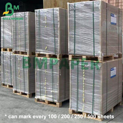 1 mm 820 gsm 2 taraflı Beyaz Kaplı Laminasyonlu Karton Gri Orta Dupleks Kartonla