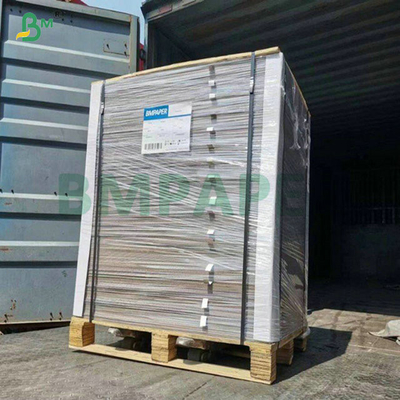 1.2mm 1.5mm 2 Yan Kaplı Beyaz Laminat Karton Kozmetik Paketleme Kutuları 70x100cm