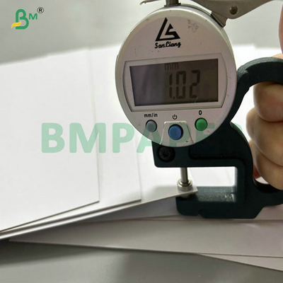 1.2mm 1.5mm 2 Yan Kaplı Beyaz Laminat Karton Kozmetik Paketleme Kutuları 70x100cm