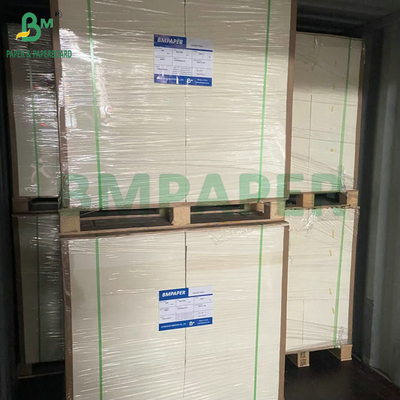 0.7mm 0.9mm Bira Yatakları için Beyaz Kaplamamış Pulp Tahtaları Hızlı Absorbe