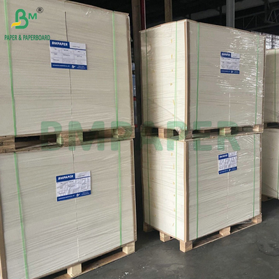 0.7mm 0.9mm Bira Yatakları için Beyaz Kaplamamış Pulp Tahtaları Hızlı Absorbe