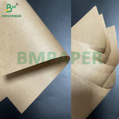 Virgin Wood Pulp 70g 80g 90g Doğal Kraft Cement Çuval Kağıt Ruloları