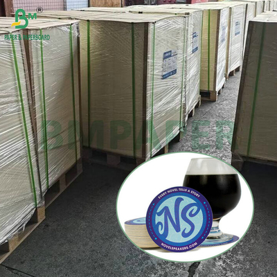 Yüksek Pulp Su emici Karton 1 mm 1.4 mm Beyaz Bira Çatısı Kağıdı Altüst için