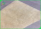 Çanta için kahverengi yıkanabilir Kraft Liner kağıt / kumaş Kraft kağıt yaprak