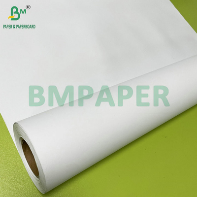 Ultra Beyaz 20# Büyük Formatlı CAD Çizelge için Bond Kağıt Ruloları 36 inç x 500ft