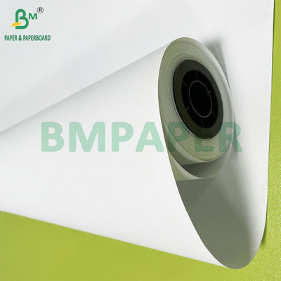 Ultra Beyaz 20# Büyük Formatlı CAD Çizelge için Bond Kağıt Ruloları 36 inç x 500ft